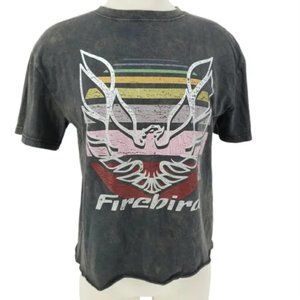 GM Officially Licensed T Shirt Womens Size L Large Tie Dye Graphic Firebird Tee